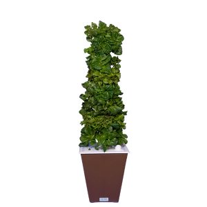 Brown Single-Tower Hydroponic Tower Garden