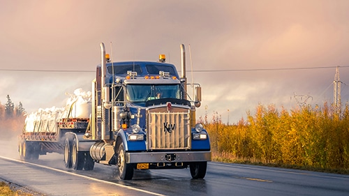 Semi Truck on Road