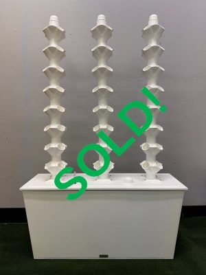 Three-Tower Hydroponic Tower – Indoor Grow Tower - 96 Plants (Used)